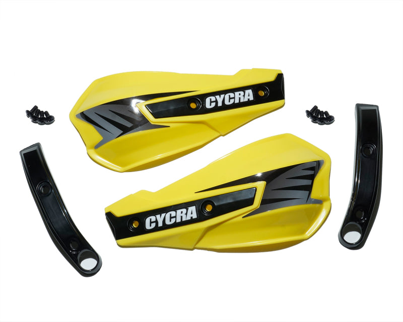 Cycra Vortex Replacement Hand Shields w/Abrasion Guards - Yellow Hand Guards Cycra