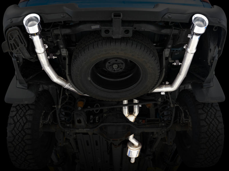 AWE Tuning 09-18 RAM 1500 5.7L (w/Cutouts) 0FG Dual Rear Exit Cat-Back Exhaust - Chrome Silver Tips Catback AWE Tuning