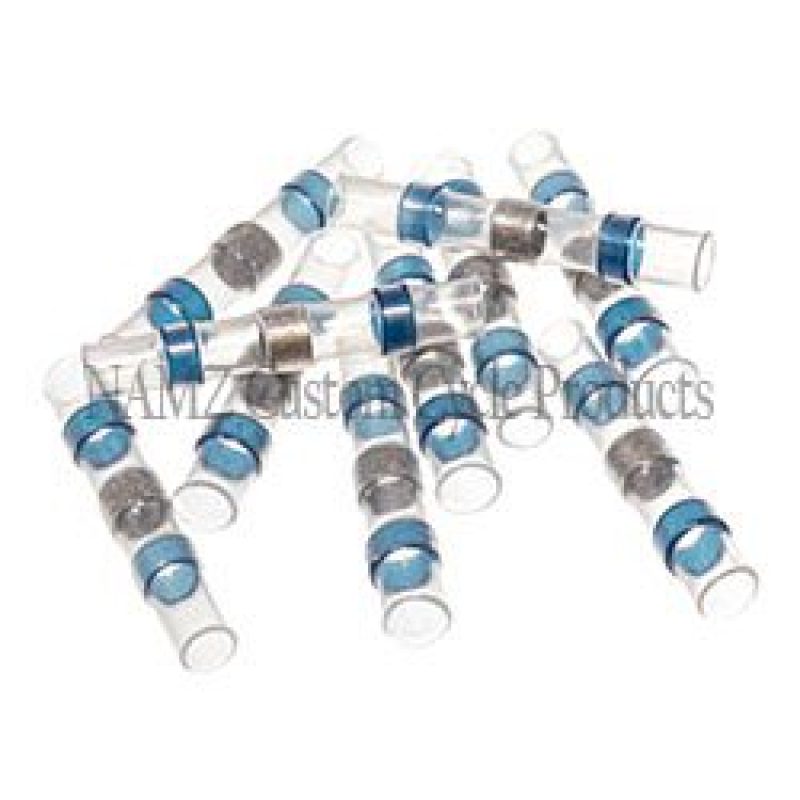 NAMZ Heat Sealable Butt Splice w/Low Temp Solder Terminals 16-14 AWG (10 Pack) Wiring Connectors NAMZ