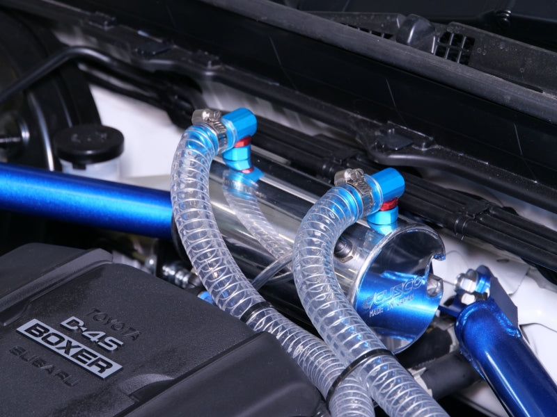 Cusco Oil Catch Tank Set Horizontal Mount 0.6L Round Type 17-22 GR86 / 13-22 BRZ / 13-16 FR-S Oil Catch Cans Cusco