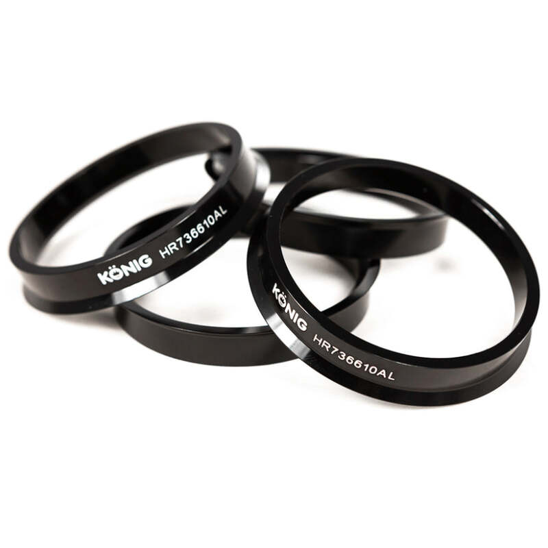Konig Aluminum Hub Ring Set (4pcs) - 73.1mm O.D. / 66.1mm I.D. Wheel Accessories Konig