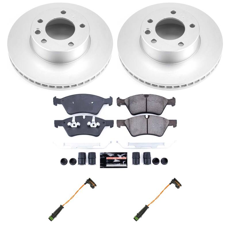 Power Stop 05-10 Mercedes-Benz G55 AMG Front Z23 Coated Brake Kit Brake Kits - Performance D&S PowerStop
