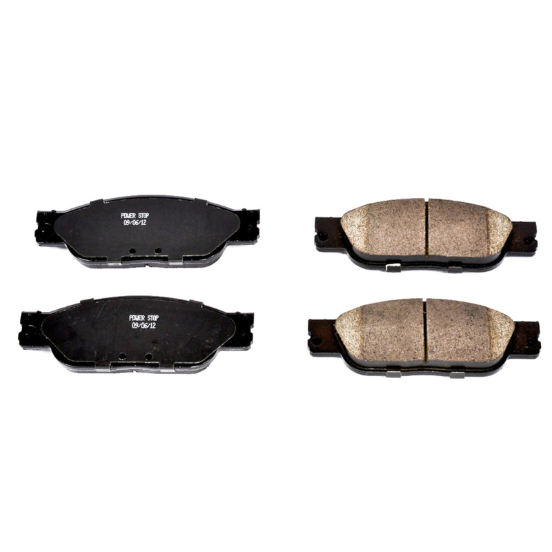Power Stop 03-05 Jaguar S-Type Front Z16 Evolution Ceramic Brake Pads Brake Pads - OE PowerStop