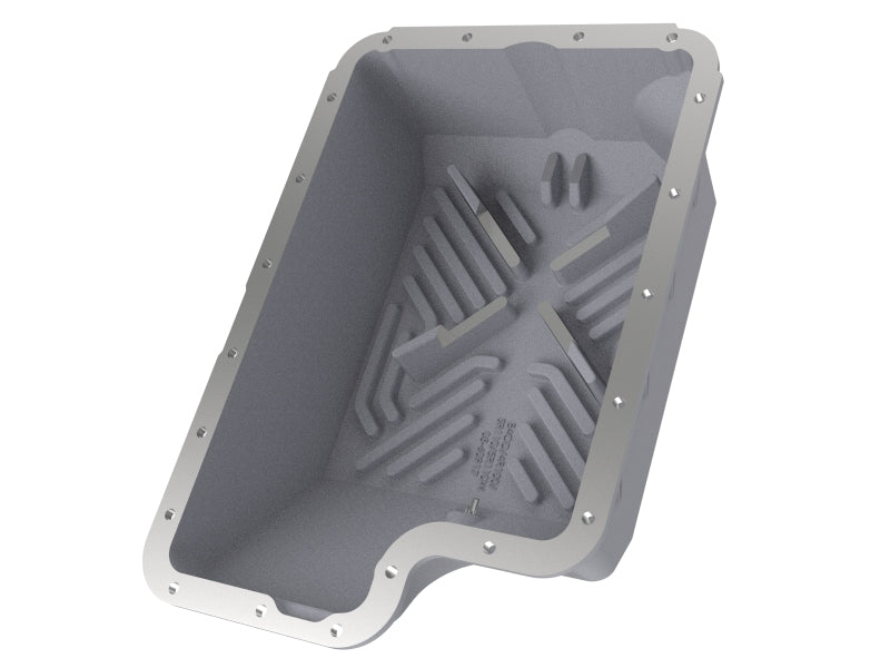 aFe Transmission Pan (Raw); Ford Diesel Trucks 03-10 V8-6.0/6.4L (td) Diff Covers aFe