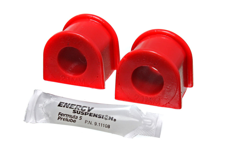 Energy Suspension Subaru Forester/Legacy/Outback/WRX Red 21mm Front Sway Bar Bushing Set Bushing Kits Energy Suspension