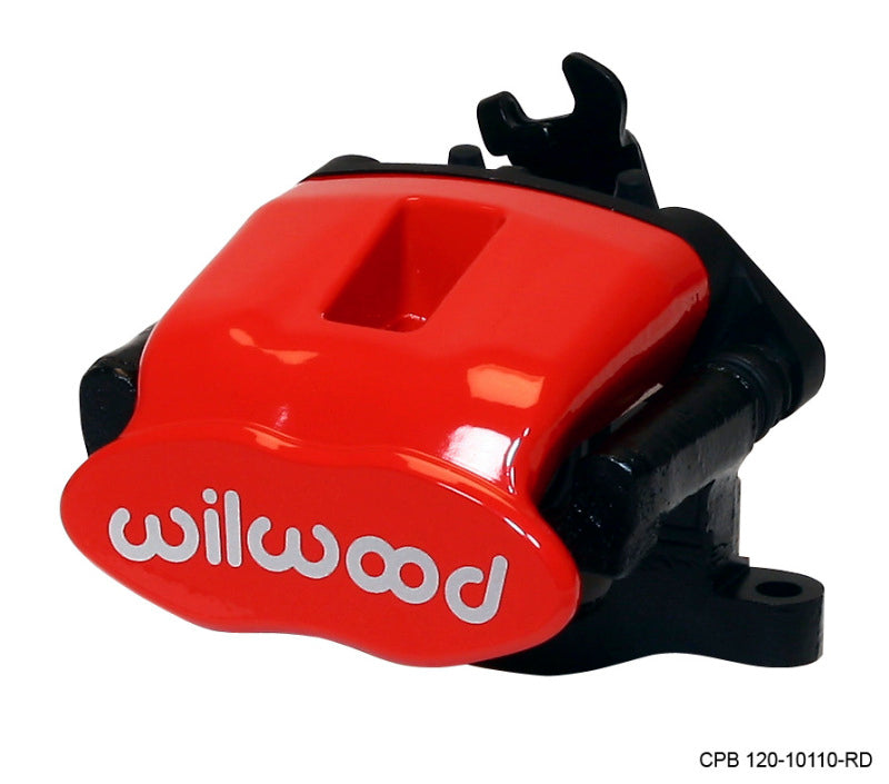 Wilwood Caliper-Combination Parking Brake-L/H-Red 41mm piston 1.00in Disc Brake Calipers - Perf Wilwood