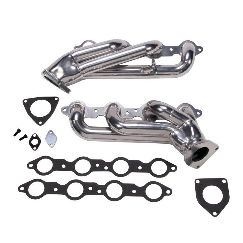 BBK 99-04 GM Truck SUV 6.0 Shorty Tuned Length Exhaust Headers - 1-3/4 Silver Ceramic Headers & Manifolds BBK