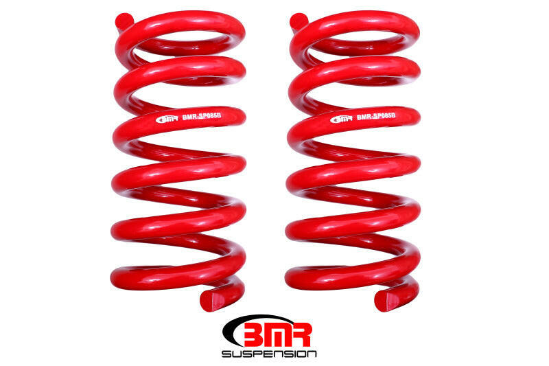 BMR 15-17 S550 Mustang Rear Handling Version Lowering Springs - Red Lowering Springs BMR Suspension
