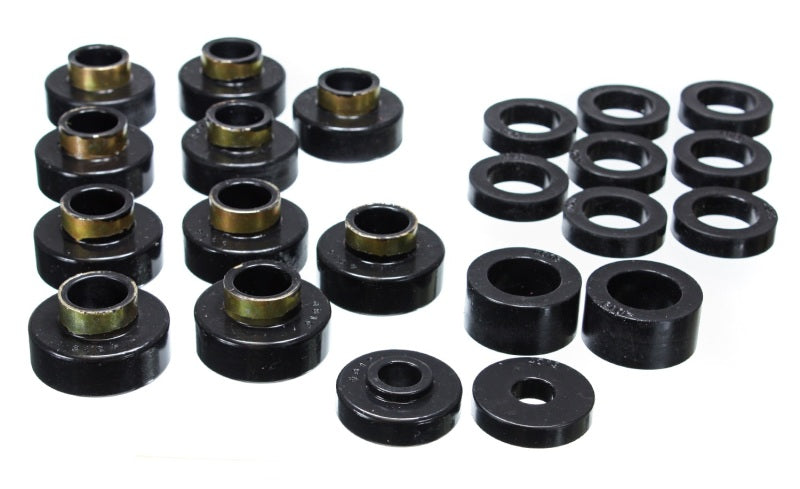 Energy Suspension Cj5-7 Body Mounts - Black Bushing Kits Energy Suspension