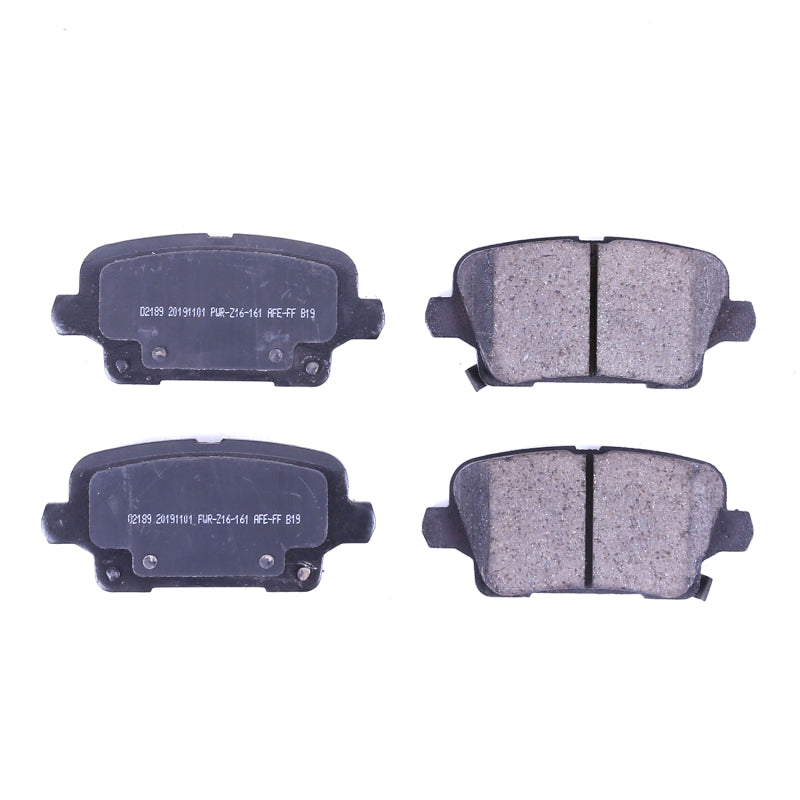 Power Stop 2019 Buick Regal Sportback Rear Z16 Evolution Ceramic Brake Pads Brake Pads - OE PowerStop
