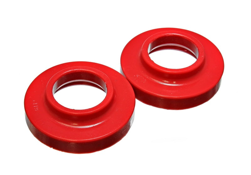 Energy Suspension Frt. Spring Pad Set Jeep Tj - Red Bushing Kits Energy Suspension