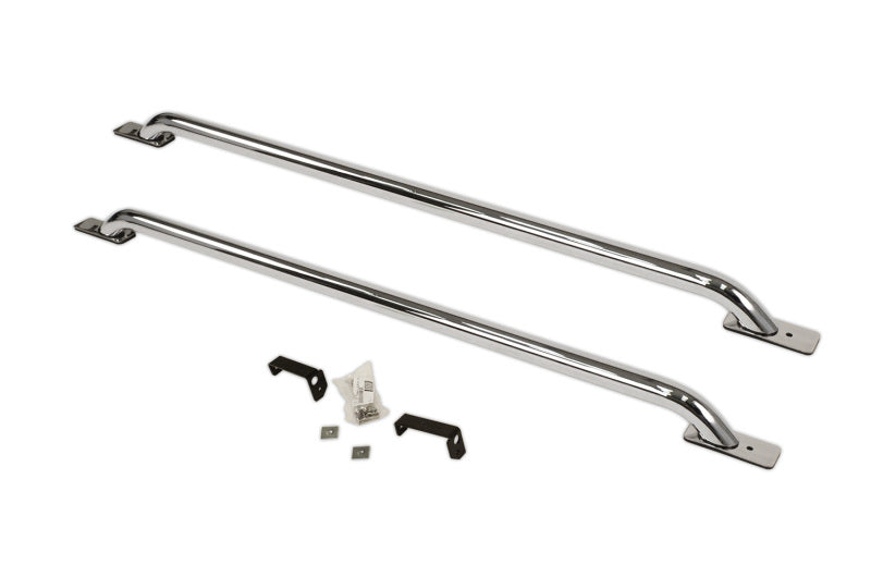 Go Rhino 07-13 Chevrolet Silverado Stake Pocket Bed Rails - Chrome Bed Rails Go Rhino