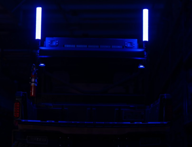 DragonFire Racing WarWhip Largos - 2 in x 2 ft RGB Quick Release - pair Whip Lights DragonFire Racing