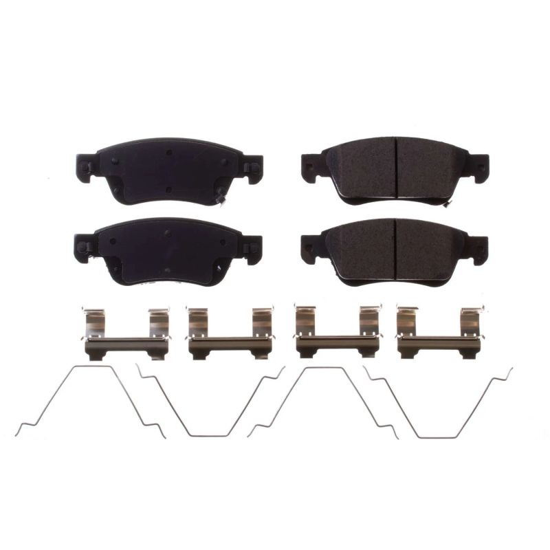 Power Stop 07-08 Infiniti G35 Front Z17 Evolution Ceramic Brake Pads w/Hardware Brake Pads - OE PowerStop
