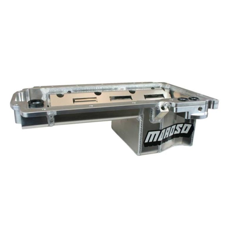 Moroso GM LV1 Rear Sump 6 in Deep Road Race Baffle Oil Pan Oil Pans Moroso