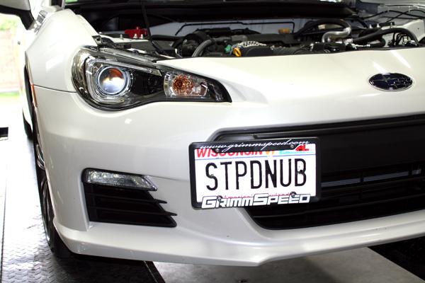 GrimmSpeed 10+ Subaru Legacy/Outback / 13+ Subaru BRZ/13+ Scion FR-S License Plate Relocation Kit License Plate Relocation GrimmSpeed