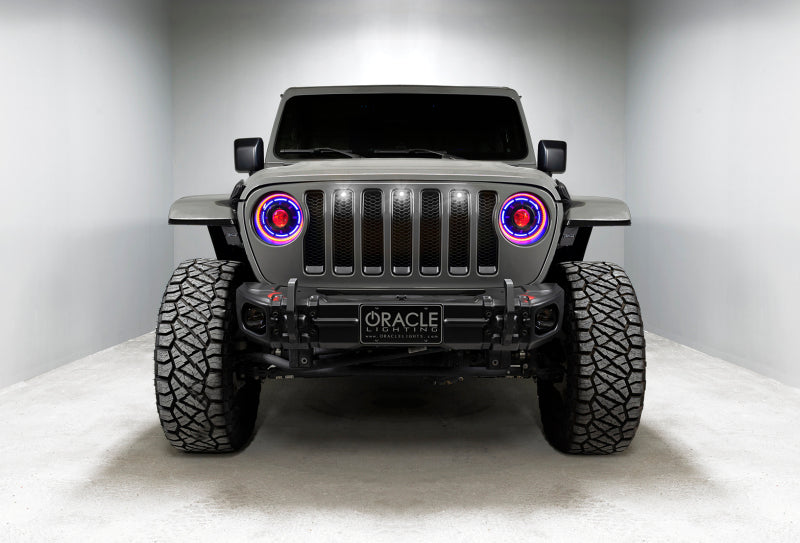 Oracle Pre-Runner Style LED Grille Kit for Jeep Wrangler JL - White Light Strip LED ORACLE Lighting
