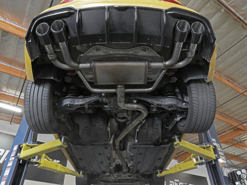 aFe MACHForce XP 3in-2.5in 304SS Exhaust Cat-Back 15-20 Audi S3 L4-2.0L (t) - Black Tips Catback aFe