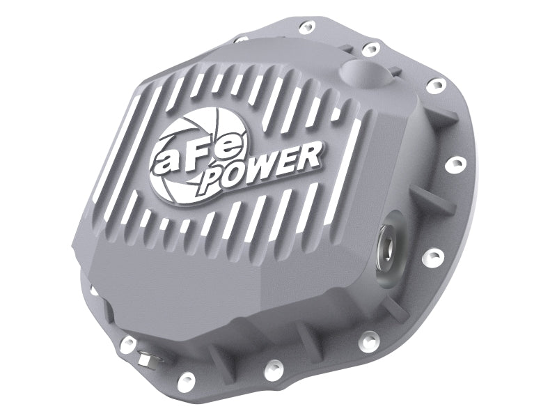 aFe Street Series Rear Differential Cover Raw w/ Machined Fins 19-20 Ram 2500/3500 Diff Covers aFe