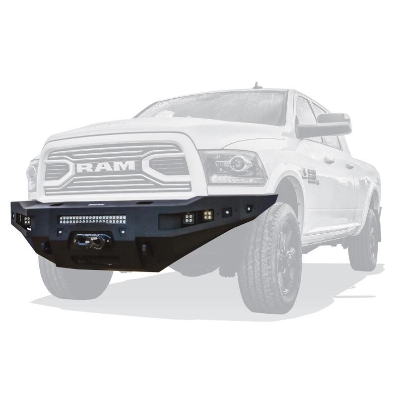 Westin 10-18 RAM 2500/3500 Pro-Series Front Bumper - Tex. Blk Bumpers - Steel Westin
