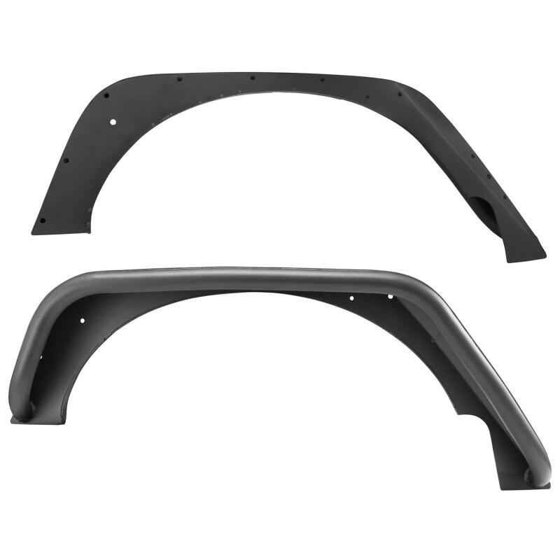 Westin/Snyper 07-17 Jeep Wrangler Tube Fenders - Rear - Textured Black Fenders Westin