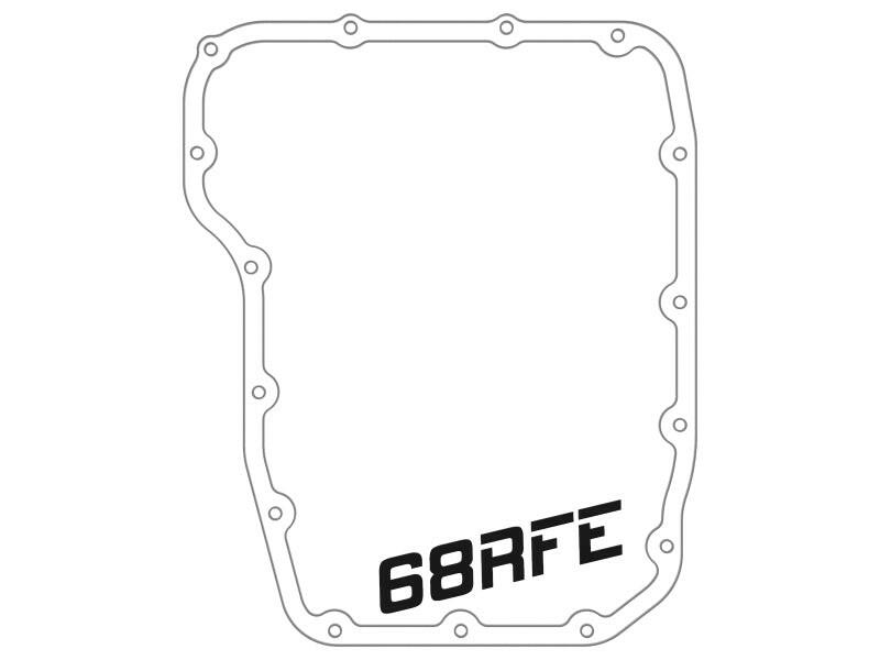 aFe Transmission Pan (Black w/ Machined Fins) 13-19 Dodge Diesel Trucks L6-6.7L (td) Diff Covers aFe