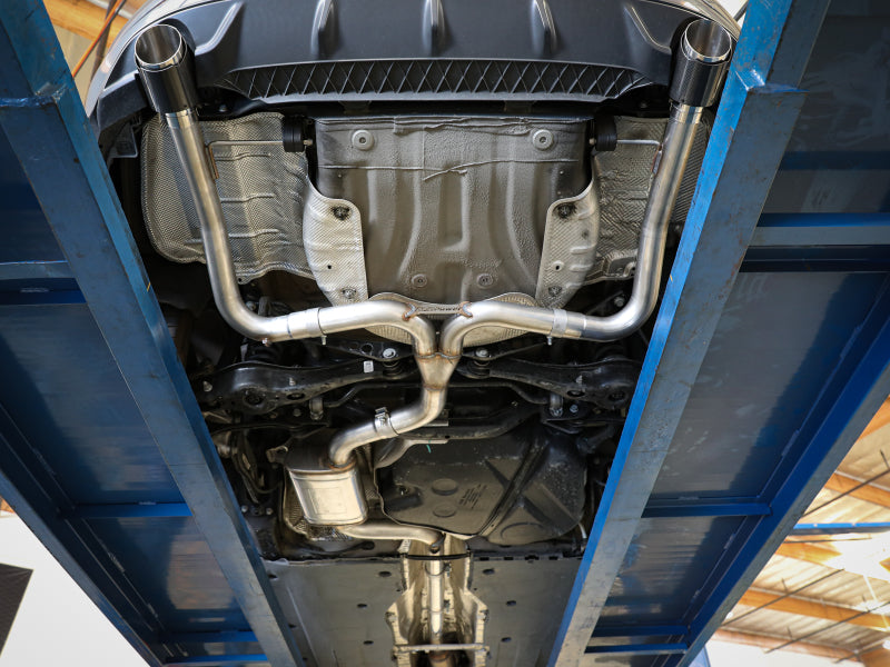 aFe 19-21 VW Jetta GLI (MKVII) L4-2.0L (t) MACH Force-Xp 304 SS Cat-Back Exhaust System Polished Tip Catback aFe