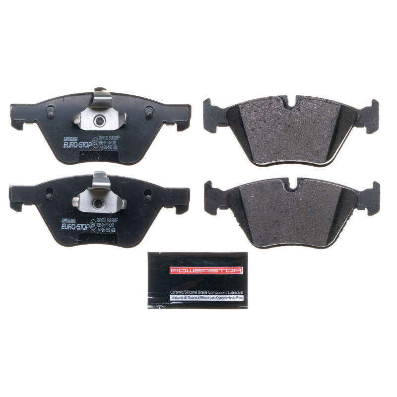 Power Stop 09-16 BMW Z4 Euro-Stop ECE-R90 Front Brake Pads Brake Pads - OE PowerStop