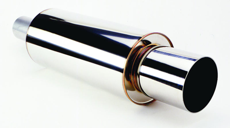 HKS Universal SS Hi-Power Muffler (120mm tip / 75mm piping) (SUS304 NO COATING) Catback HKS