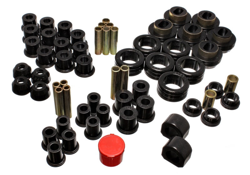Energy Suspension 81-87 Chevy/GMC 4WD (W/ Stock Front Springs) Black Hyper-flex Master Bushing Set Bushings - Full Vehicle Kits Energy Suspension