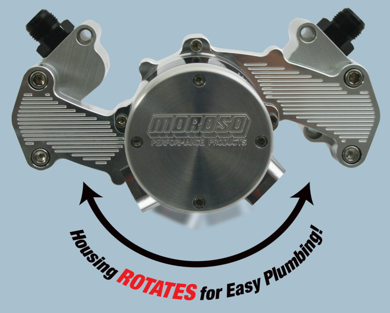 Moroso GM LS Series Electric Water Pump - Billet Aluminum Water Pumps Moroso
