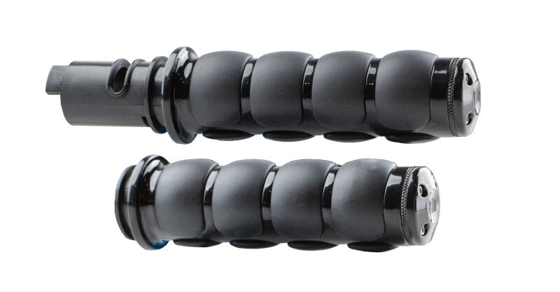 Kuryakyn ISO Grips Throttle-By-Wire Black Grips Kuryakyn