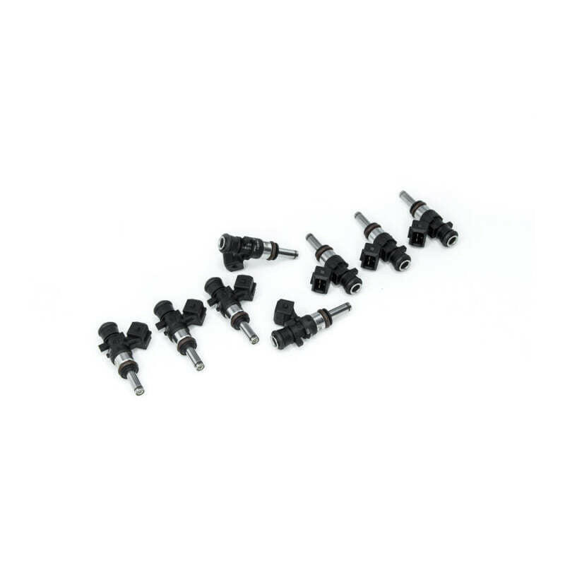 DeatschWerks Bosch EV14 Universal 40mm Compact Matched Set of 8 Injectors 750cc (Extended Nozzle) Fuel Injector Sets - 8Cyl DeatschWerks