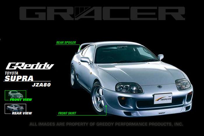 GReddy 93-97 Toyota Supra FRP Front Lip Spoiler ** Must ask/call to order** Lips & Splitters GReddy