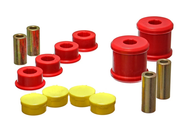 Energy Suspension 02-06 Subaru Impreza/WRX Red Rear Trailing Arm Bushing Set Bushing Kits Energy Suspension