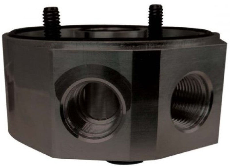 Moroso Chevrolet Big Block Gen V/VI Oil Filter Adapter - Oil Cooler Fittings Moroso