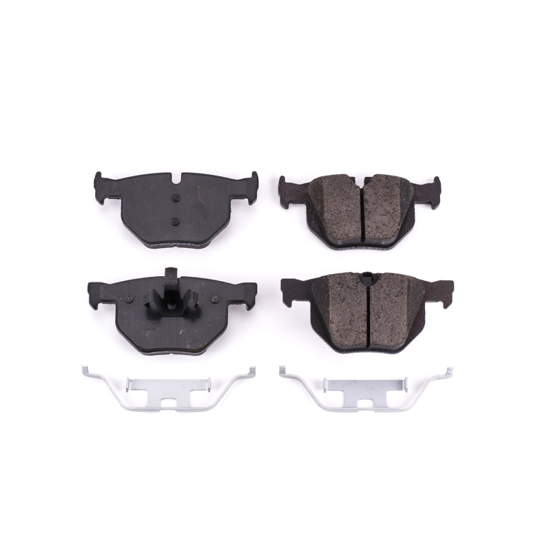 Power Stop 2006 BMW 330Ci Rear Z17 Evolution Ceramic Brake Pads w/Hardware Brake Pads - OE PowerStop