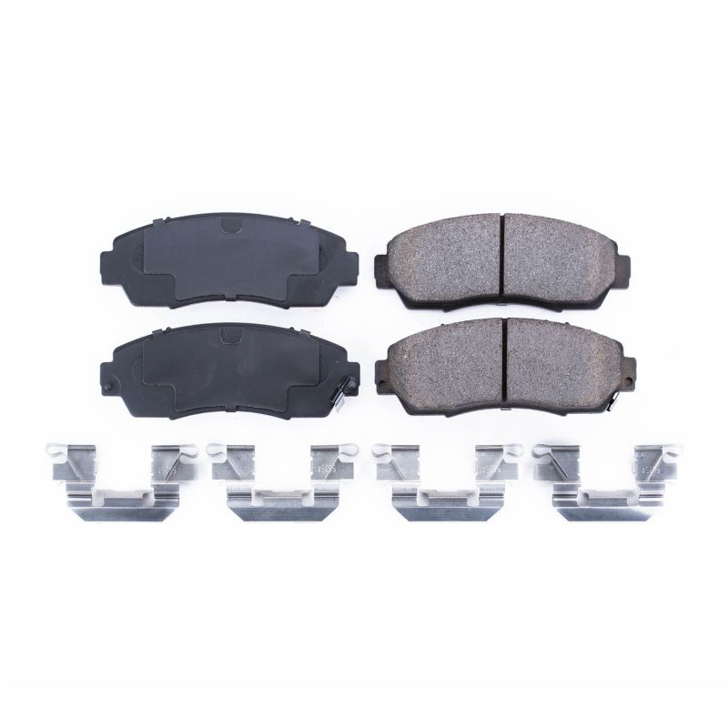 Power Stop 07-12 Acura RDX Front Z17 Evolution Ceramic Brake Pads w/Hardware Brake Pads - OE PowerStop