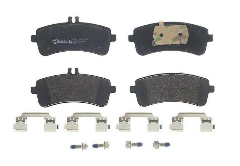 Brembo 13-19 Mercedes-Benz SL63 AMG/13-18 SL65 AMG Rear Premium Low-Met OE Equivalent Pad Brake Pads - OE Brembo OE