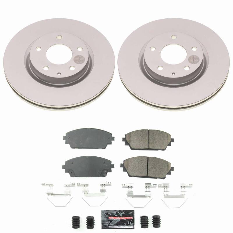 Power Stop 19-25 Mazda 3 Front Z23 Coated Brake Kit Brake Kits - Performance D&S PowerStop