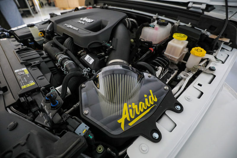 Airaid 20-21 Jeep Wrangler V6-3.0L DSL Performance Air Intake System - Hardware Included Air Intake Components Airaid