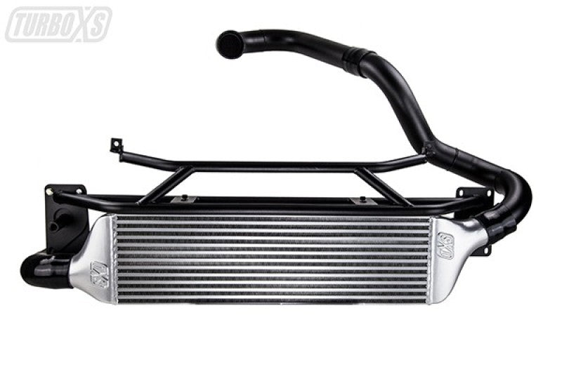 Turbo XS FMIC for 15-16 Subaru WRX - Wrinkle Black Pipes Intercooler Kits Turbo XS