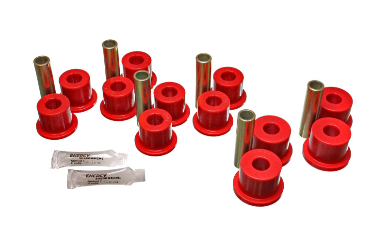Energy Suspension Gm 2 & 4 X Rr Sprg Bush - Red Bushing Kits Energy Suspension