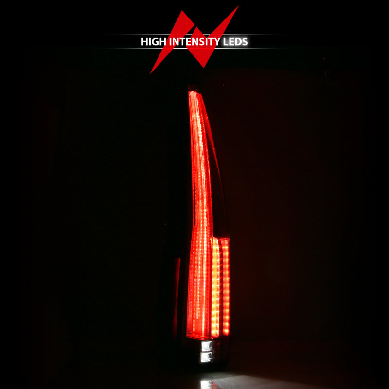 ANZO 2007-2014 Chevrolet Tahoe Led Taillights Red/Clear Tail Lights ANZO
