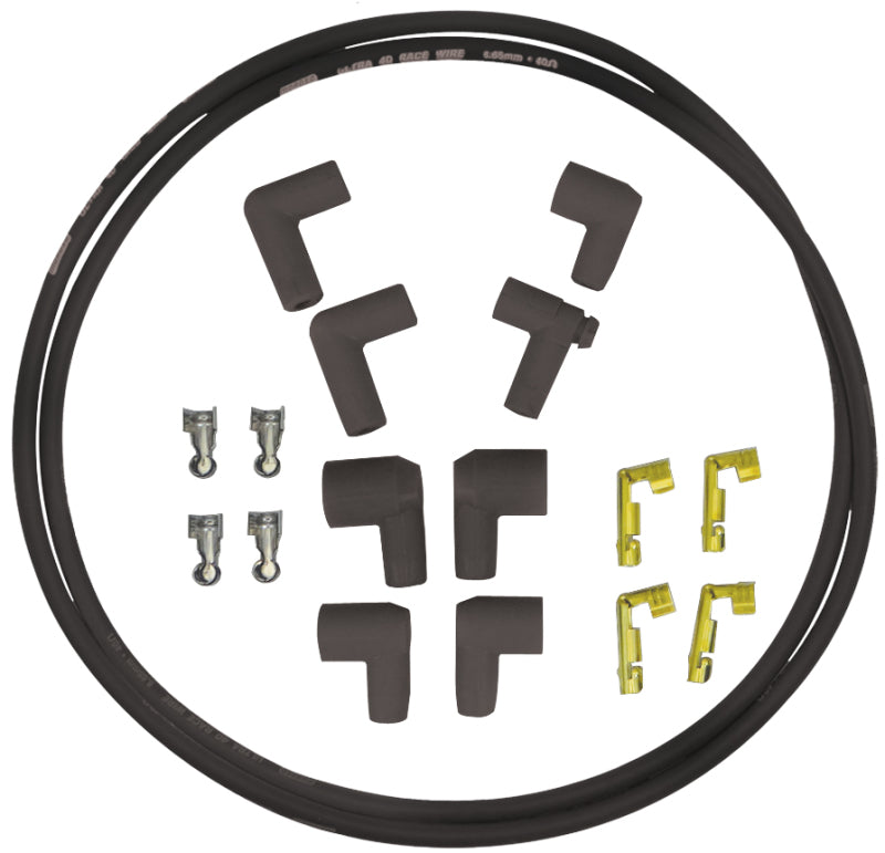 Moroso Ignition Coil Wire Kit - Ultra 40 - 6ft - Black Stock Replacement Ignition Moroso