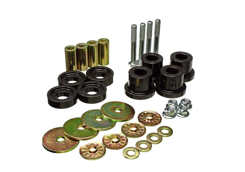 Energy Suspension 07-20 Chevrolet Suburban/Tahoe 1500 4WD Front Diff Bushing Set - Black Bushing Kits Energy Suspension