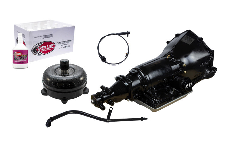 FTI 700R4 Transmission Kit - Level 3 - 600HP - Chevy Bell - Holley Adapter SRLT0082 Converter Transmissions FTI Performance
