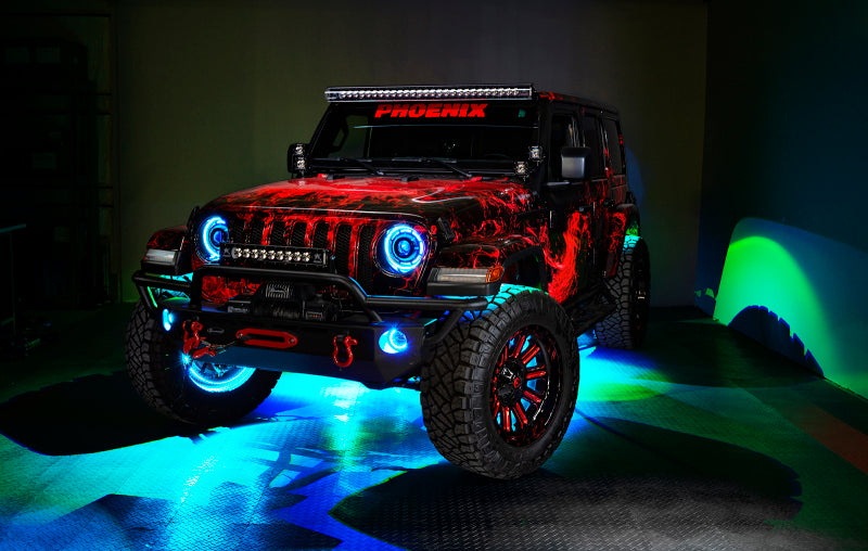 Oracle Jeep Wrangler JK/JL/JT High Performance W LED Fog Lights - ColorSHIFT - Dynamic Fog Lights ORACLE Lighting
