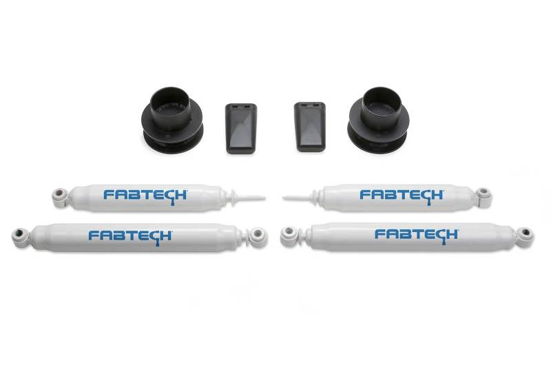Fabtech 13-18 Ram 3500 4WD w/Factory Radius Arms 2.5in Coil Spcr Kit w/Perf Shks Lift Kits Fabtech
