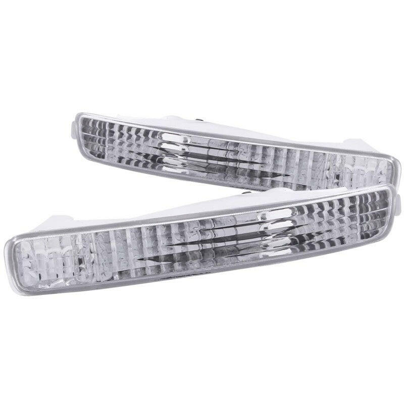 ANZO 1996-1997 Honda Accord Euro Parking Lights Chrome Lights Corner ANZO